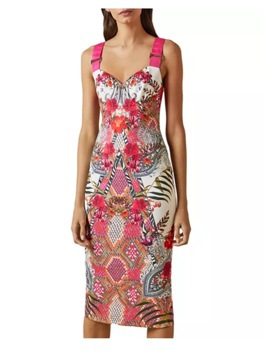 Ted Baker Kloeey Strappy Bodycon Dress, size 2